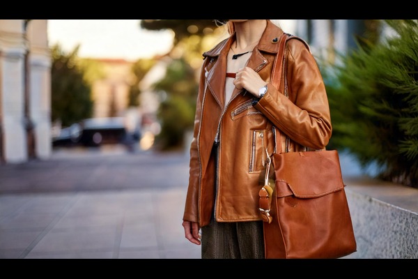 Buckskin leather jacket