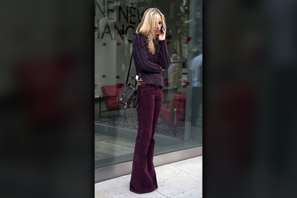 Burgundy Pants and Sweater