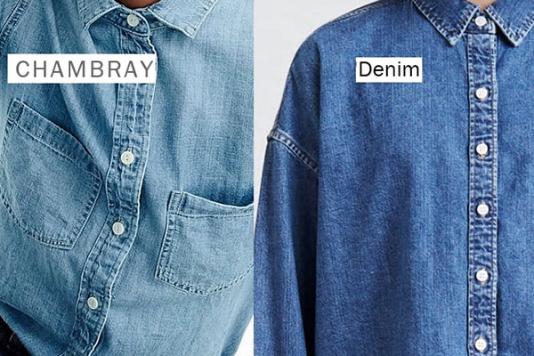 Chambray vs Denim 