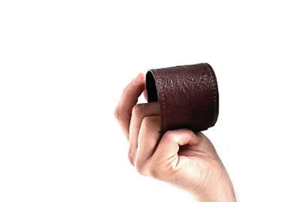 Your Leather Cuff Bracelet should Look something like This... Cool!