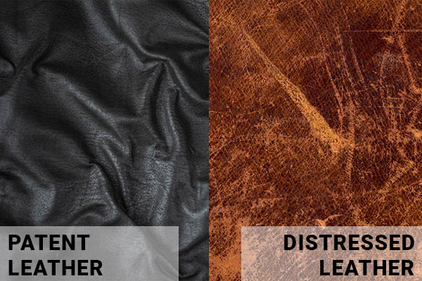 Patent Leather Vs Distressed Leather