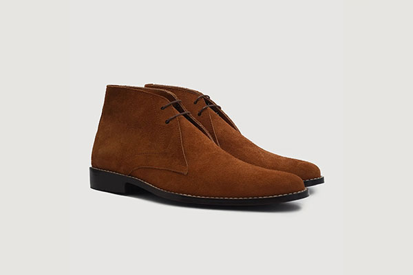 Corry Chukka Brown Suede Leather Boots