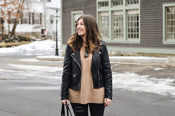 Cozy and Chic — Winter Outfits with Leather Jackets