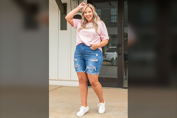 Cute Plus Size Shorts Outfits