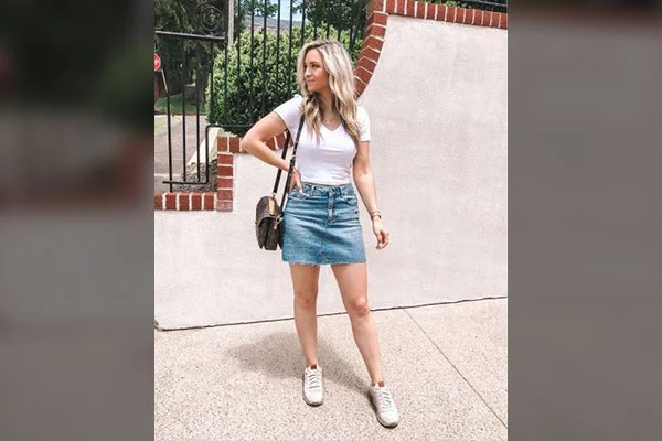 Denim and Tennis Shoes