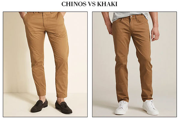 Difference Between Chinos and Khakis