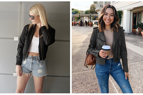 Effortless Casual Black Leather Jacket Looks