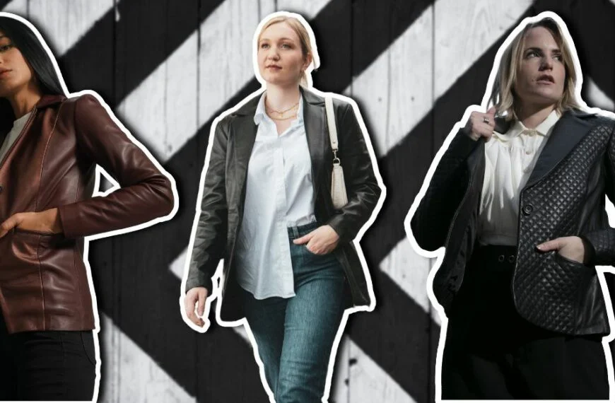 leather blazer