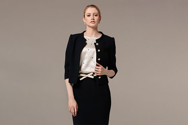 Formal Pencil Skirt with Short Jacket