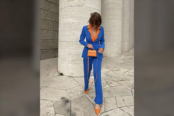 princess polly baby blue dress Women's Guide: How to Style Orange and Blue Outfits