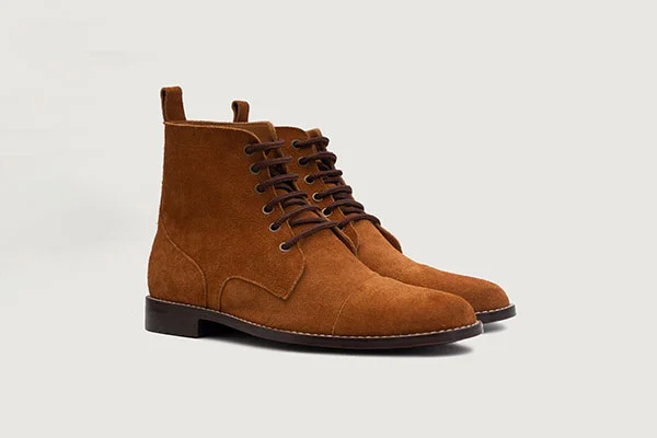 Inexpensive on sale leather boots