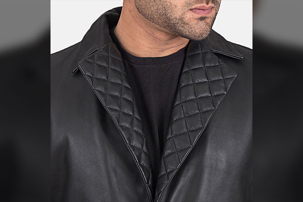 8. Leather Coat