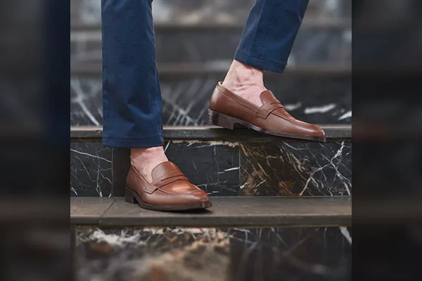 Leather Slip-On Loafers