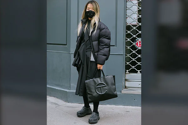 Leather with Crocs