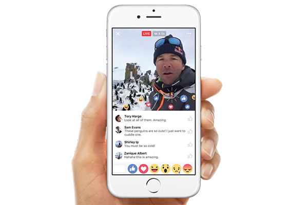 4 - Live Videos through Facebook Profiles, Pages and Groups