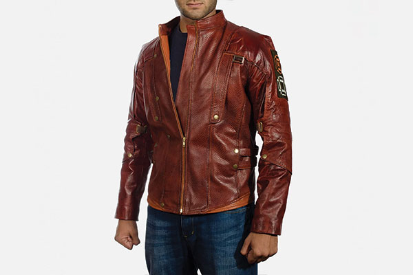 Mars Maroon Leather Jacket 