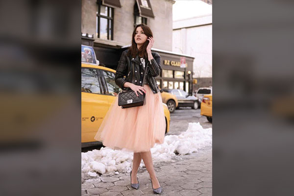 1. Maxi Tulle Skirts or Mid-Button-Down Skirts