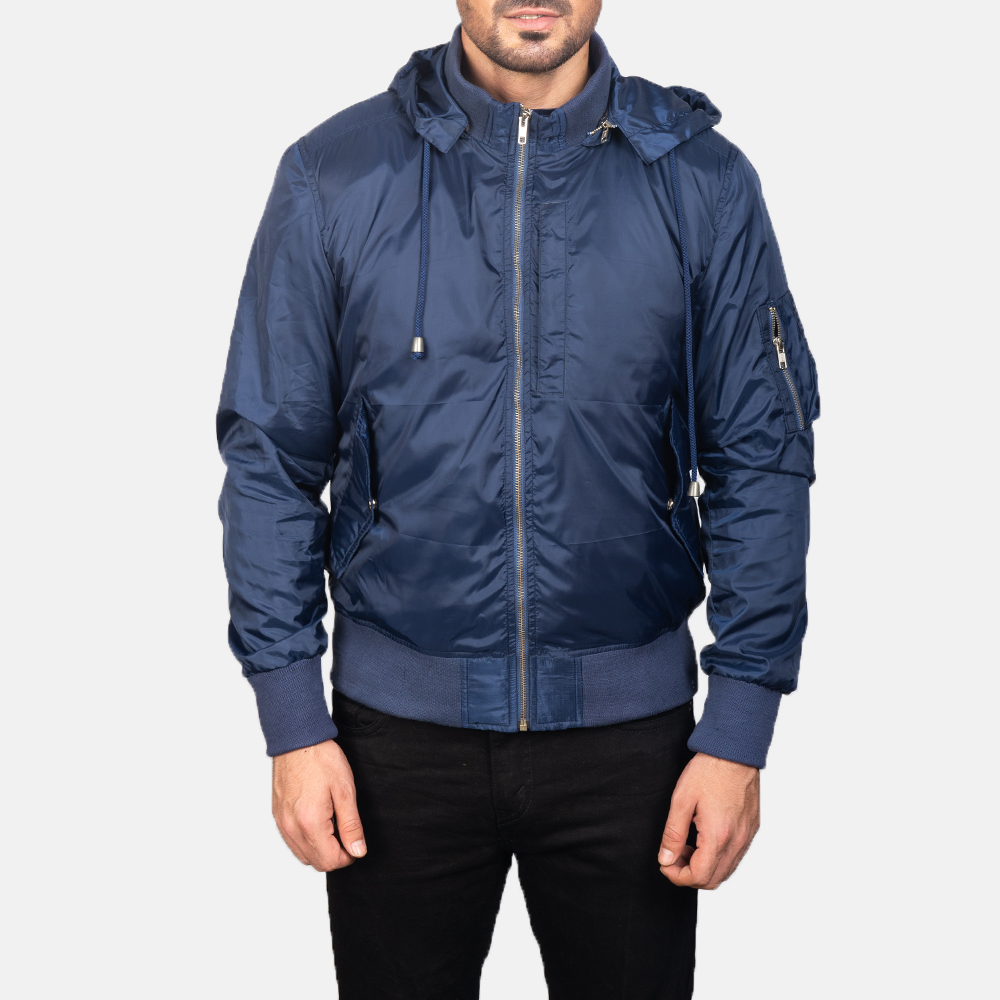 Nylon Bomber Jacket By The Jacket Maker