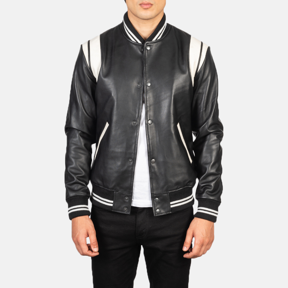 Dantee black leather jacket