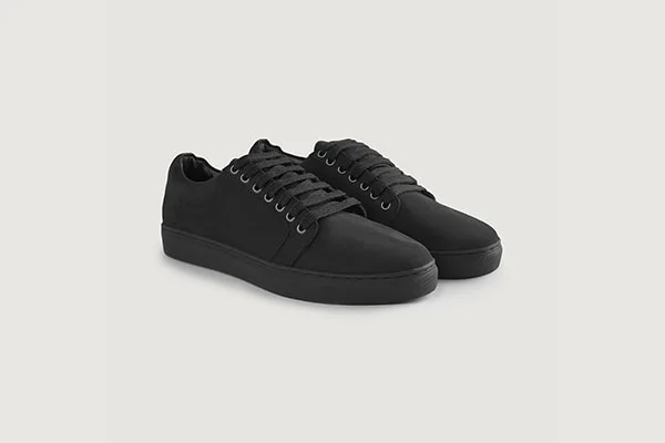 Murphy Low Top Black Nubuck Sneakers