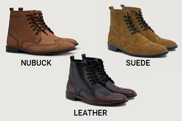 Nubuck vs Suede vs Leather: A Durability Showdown