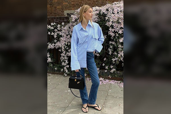 Be A Style Queen- Oversize Button-Down Shirts With Jeans