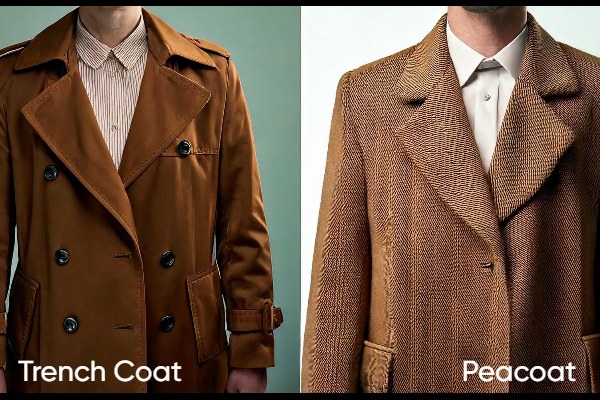 Peacoat vs. Trench Coat - Peacoats and Trench Coats in Fashion