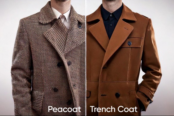 Peacoat vs. Trench Coat for Winter