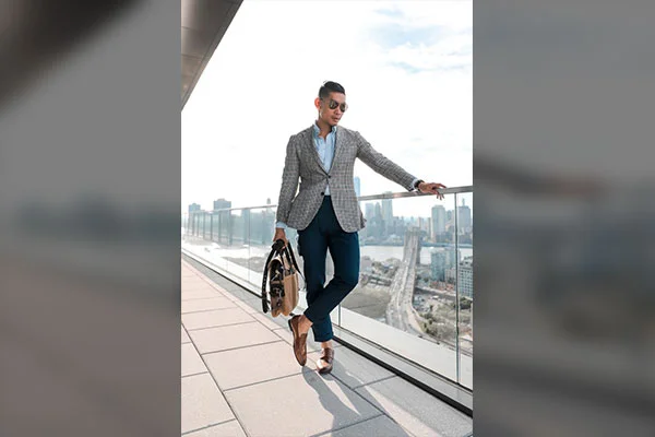 Penny Loafers with a Suit