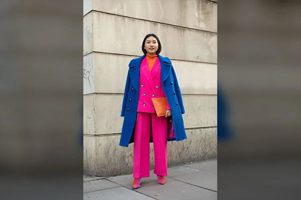 Pink and Blue Outfit