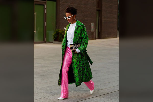 Pink and Green Outfit
