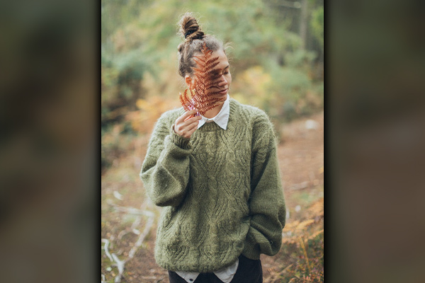 Plaid Pants with Knit Sweaters