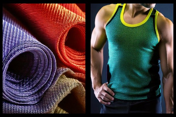 Polyester and Spandex Blend Fabric