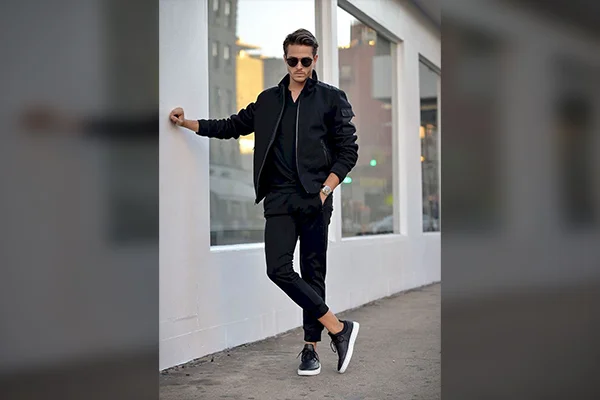 Men's Style Guide: All Black Party Outfits - The Jacket Maker Blog