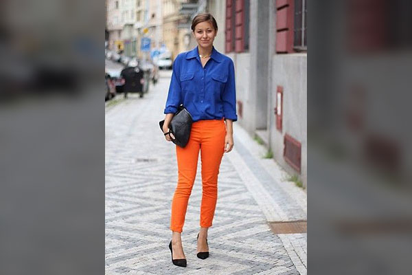 Orange blouse & pants – Godshandfashion