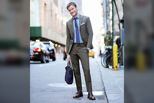 6. Shoes To Wear With A Olive Green Suit