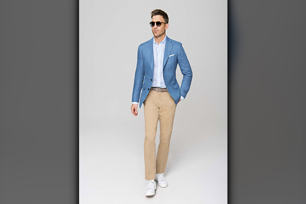 Suit Jacket with Chinos