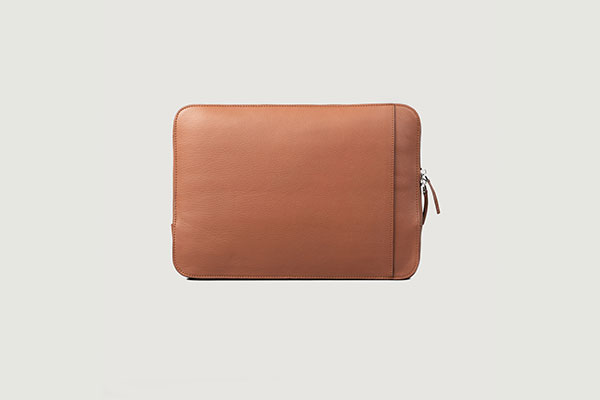 The Baxter Brown Leather Laptop Sleeve