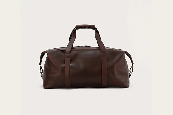 The Dale Vintage Brown Leather Duffle Bag
