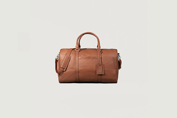 The Darrio Brown Leather Duffle Bag
