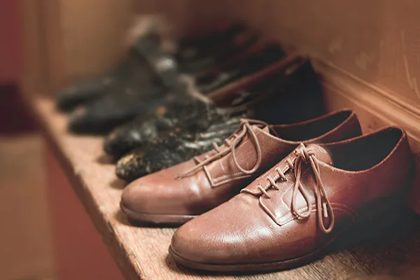 pairs of leather shoes