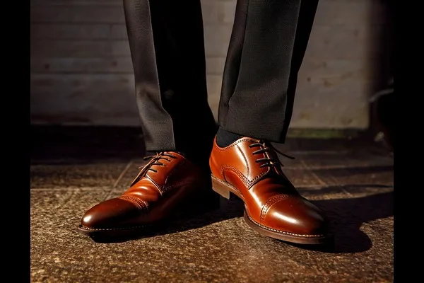 What Style of Brown Shoes Works Best with a Black Suit?