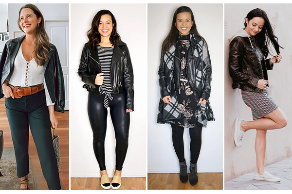 What to Wear with a Black Leather Jacket — Outfit Ideas for Women