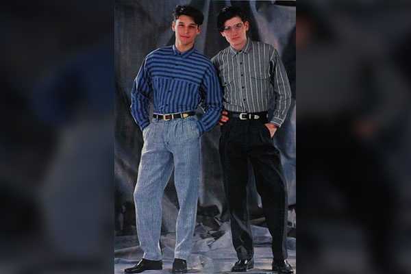 What was the Men’s Fashion Trend in the 80s?