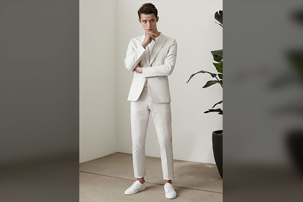 White Formal Suit