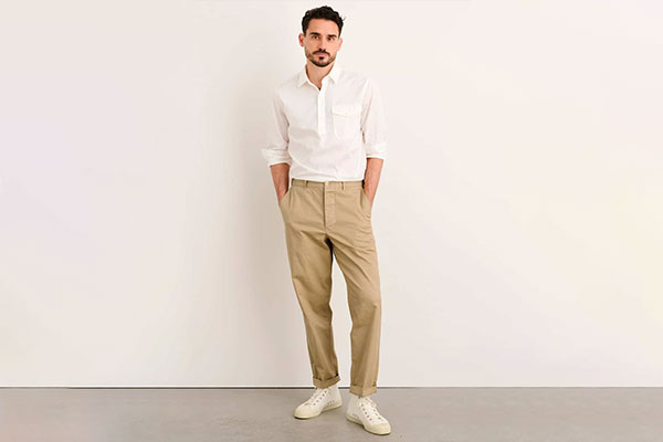 Outfit Guide on What Shoes To Style With Khaki Pants - The Jacket Maker ...