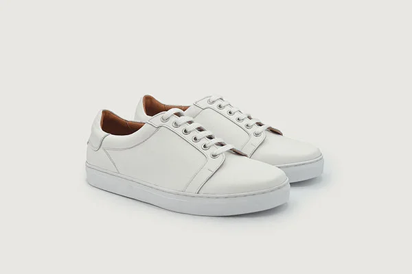 White dress sneakers