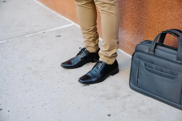 Breaking Fashion Myths How to Perfectly Pair Black Shoes with Khakis - The Jacket Maker Blog Breaking Fashion Myths How to Perfectly Pair Black Shoes with Khakis - The Jacket Maker Blog