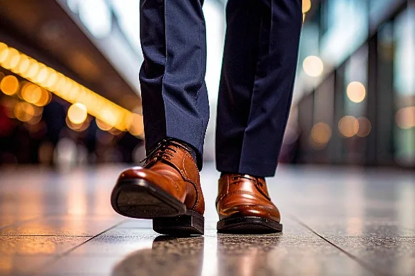 Why Shoe Color Matters with a Navy Suit