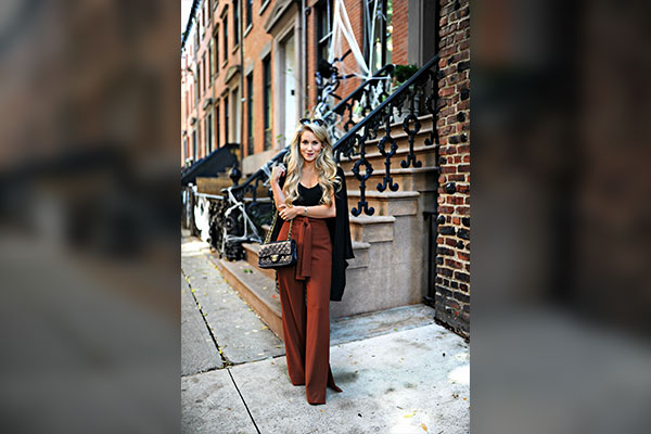 Wide-Leg Pants Holiday Outfit 
